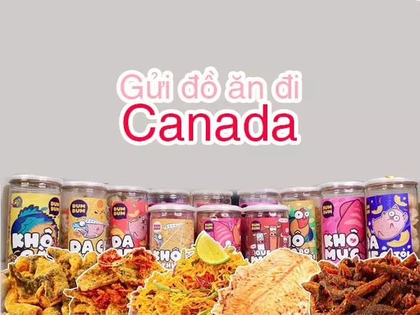 Gửi thực phẩm đi Canada gồm những mặt hàng nào?